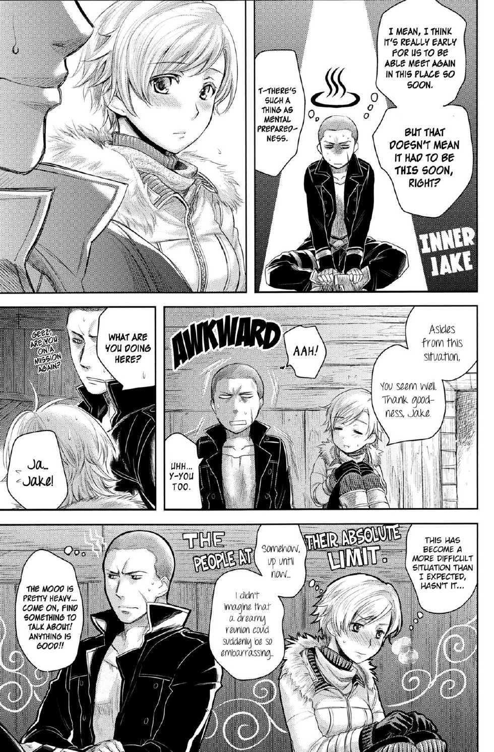 (C84) [AHM (Inu-Blade, Lact Mangan)] Baby, It's Cold Outside (Resident Evil) [English] {Crystalium} - Page 6