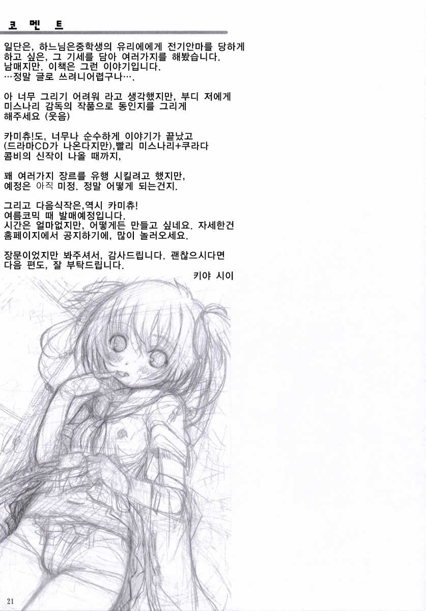 (ComiComi10) [Nippon Teikoku Toshokan (Kiya Shii)] Chu! Gakusei Nikki (Kamichu!) [Korean] [Incomplete] - Page 19