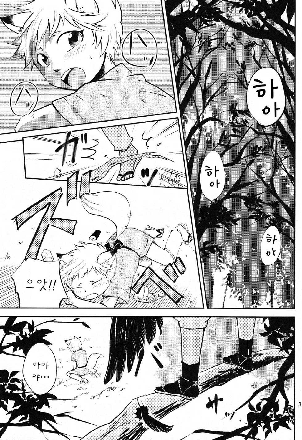 (Shota Scratch 19) [Ponkotsu-ki (Waka)] Tomodachi Konkon [Korean] - Page 3