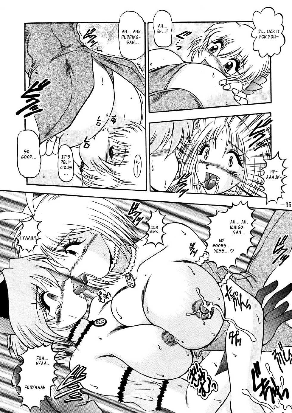 [Studio Kyawn (Murakami Masaki, Sakaki Shigeru)] Jail House Rock (Tokyo Mew Mew)(English)[_ragdoll] - Page 34