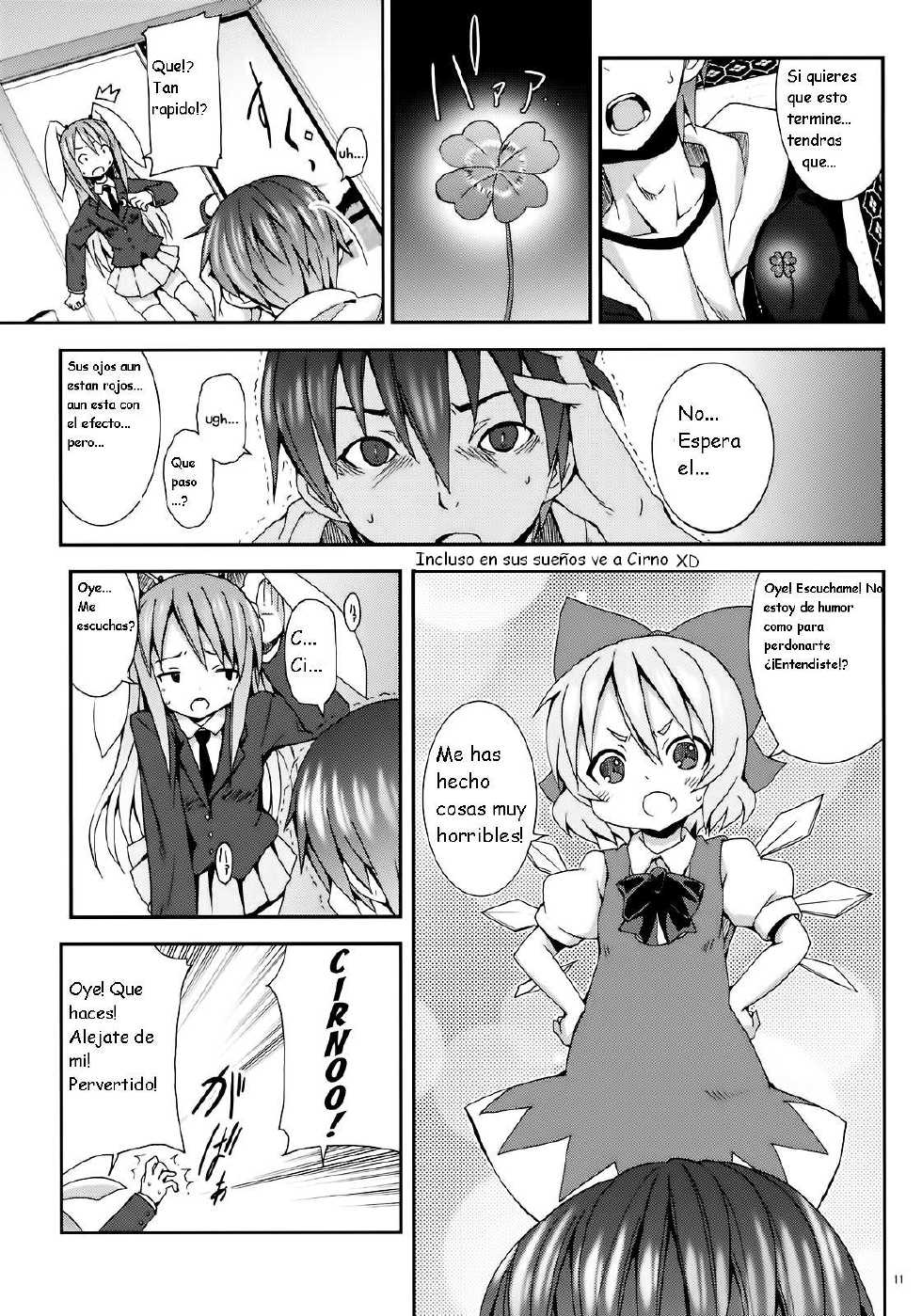 (C78) [Nounai Kanojo (Kishiri Toworu)] Eientei de Usagi Gari ~Kagen~ (Touhou Project) [Spanish] {Kurotao} - Page 10