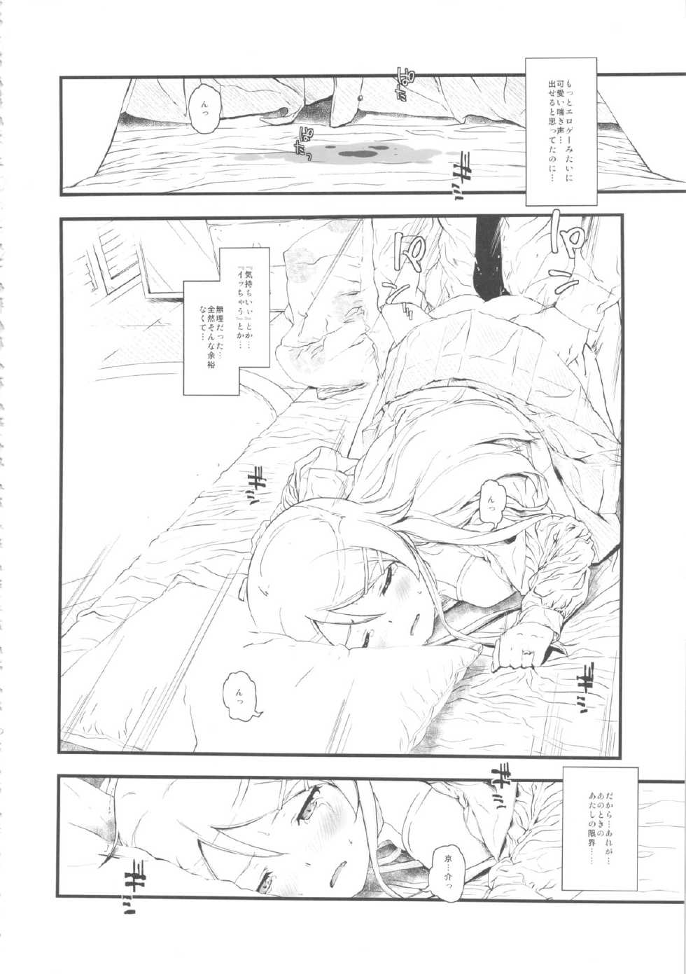 (C84) [†NIL† (Fujibayashi Haru)] Hoshikuzu Namida (Ore no Imouto ga Konna ni Kawaii Wake ga Nai) - Page 23