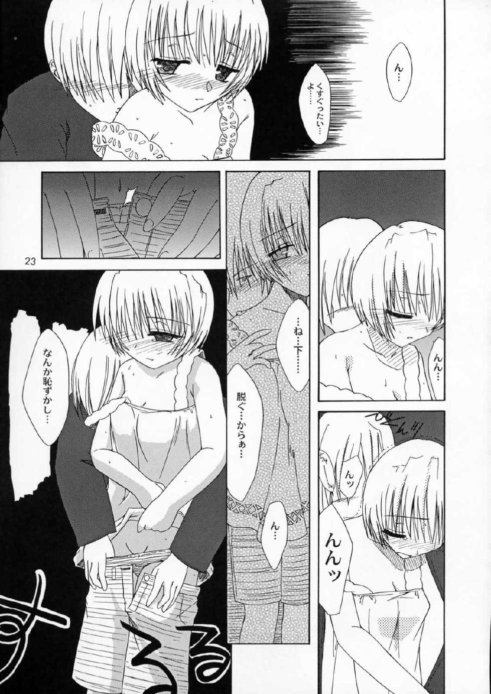 (C59) [Sendan, Zero Hour (Mayuna Yuuma, Okosama Lunch)] IN BETWEEN THE DEEP BLUE SEA AND THE SHELTERING SKY (AIR) - Page 22