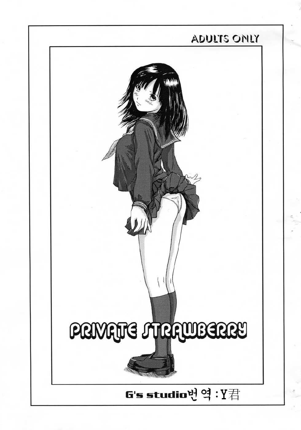 (C65) [G's studio (Kisaragi Gunma)] PRIVATE STRAWBERRY (Ichigo 100%) [Korean] - Page 1