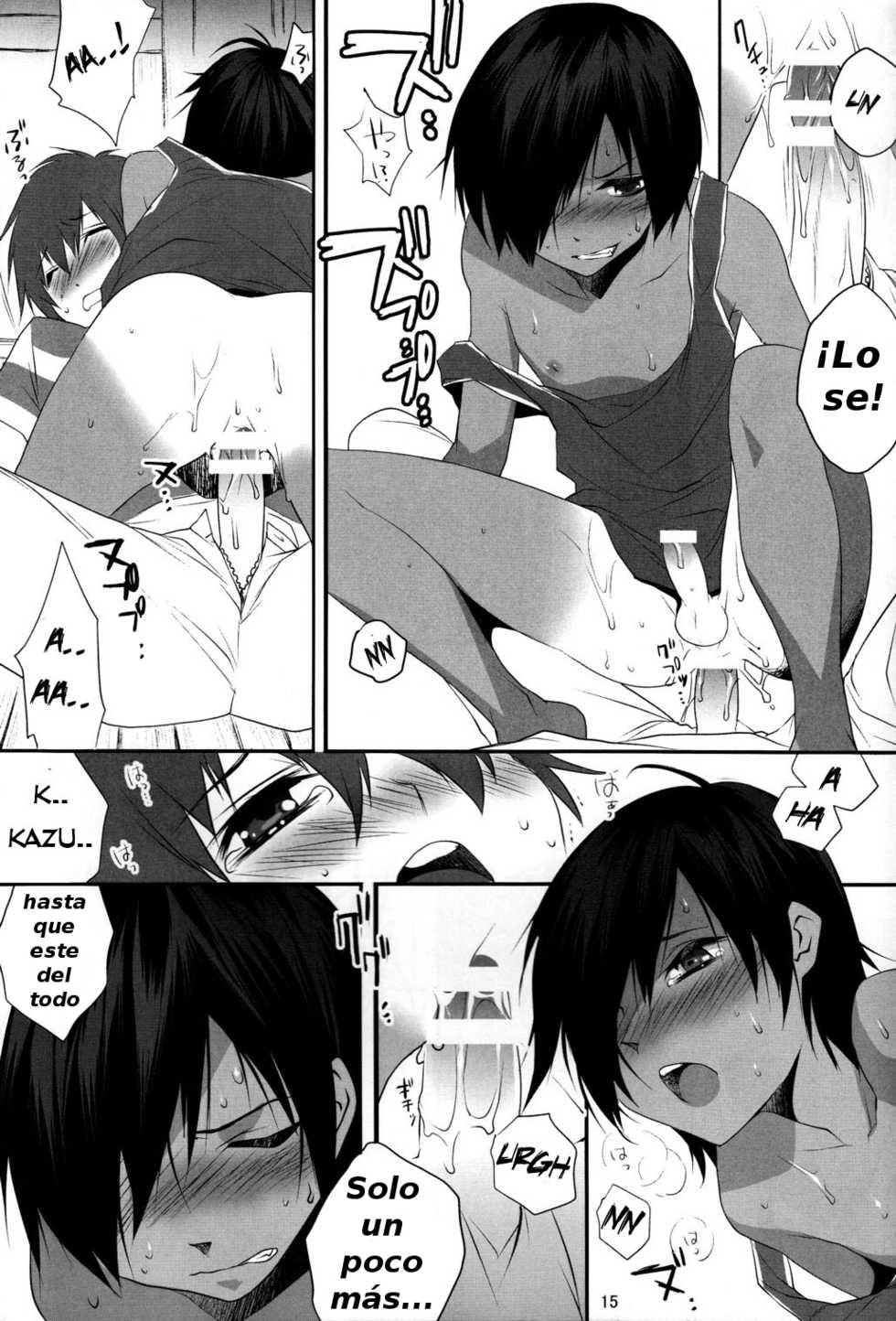 (Shota Scratch 10) [Ash Wing (Makuro)] Usagi no Risu (Summer Wars) [Spanish] - Page 15