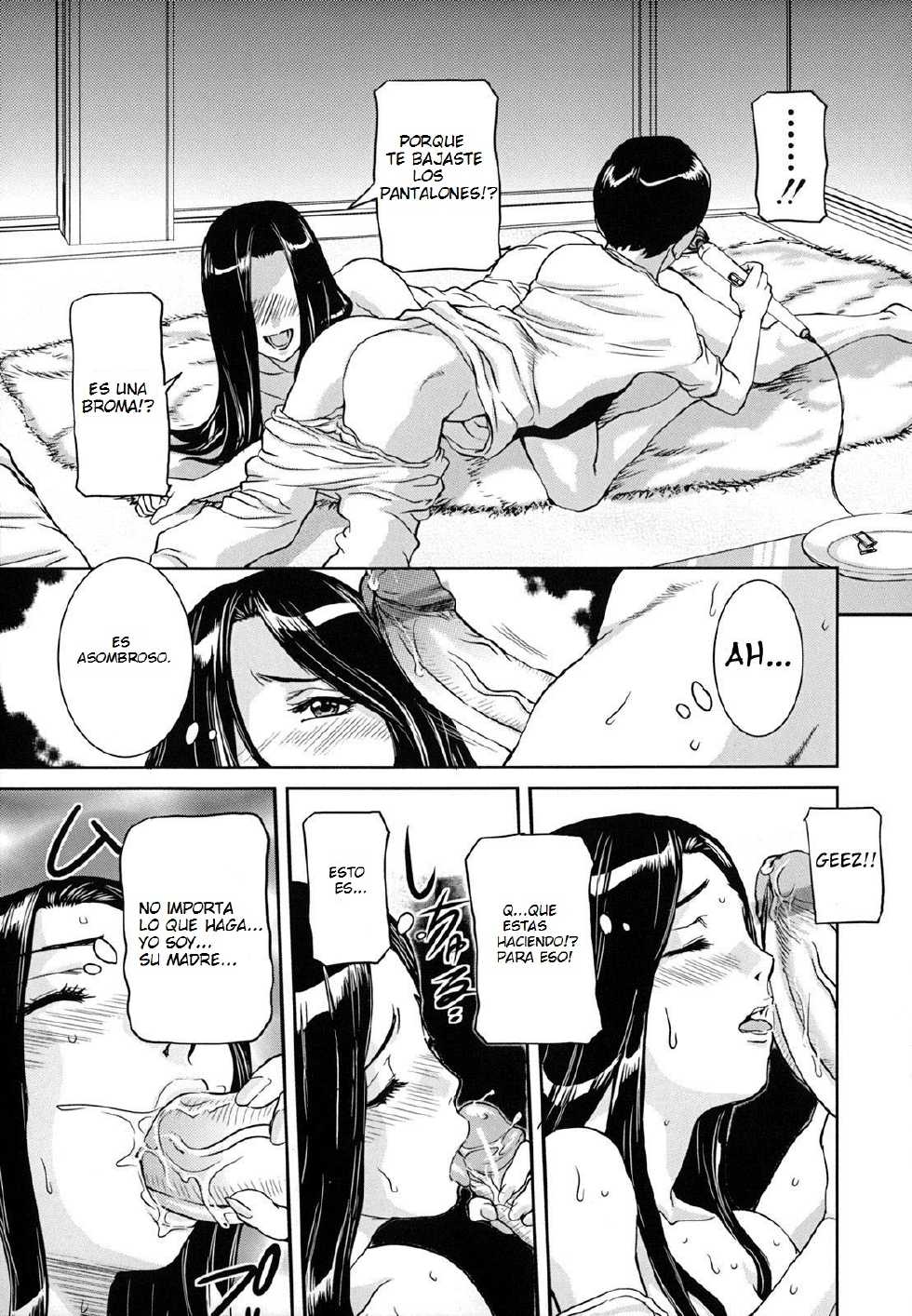 [Uchida Koneri] Mama wa Fellatio Bijin!! | Mama Is A Fellatio Beauty (Tadareta Boshi no Himitsu) [Spanish] [Fuckyeahh] - Page 13