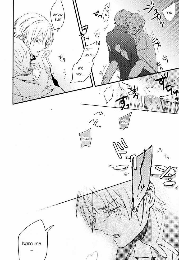 (HaruCC17) [Aotsukitei (Aotsuki Ren)] Tadashii Naoshikata. (Natsume's Book of Friends) [Spanish] [AlekZombie] - Page 17