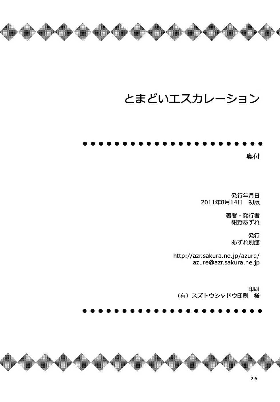(C80) [Azure Bekkan (Konno Azure)] Tomadoi Escalation (Yotsubato!) [Spanish] [Kurotao] - Page 25