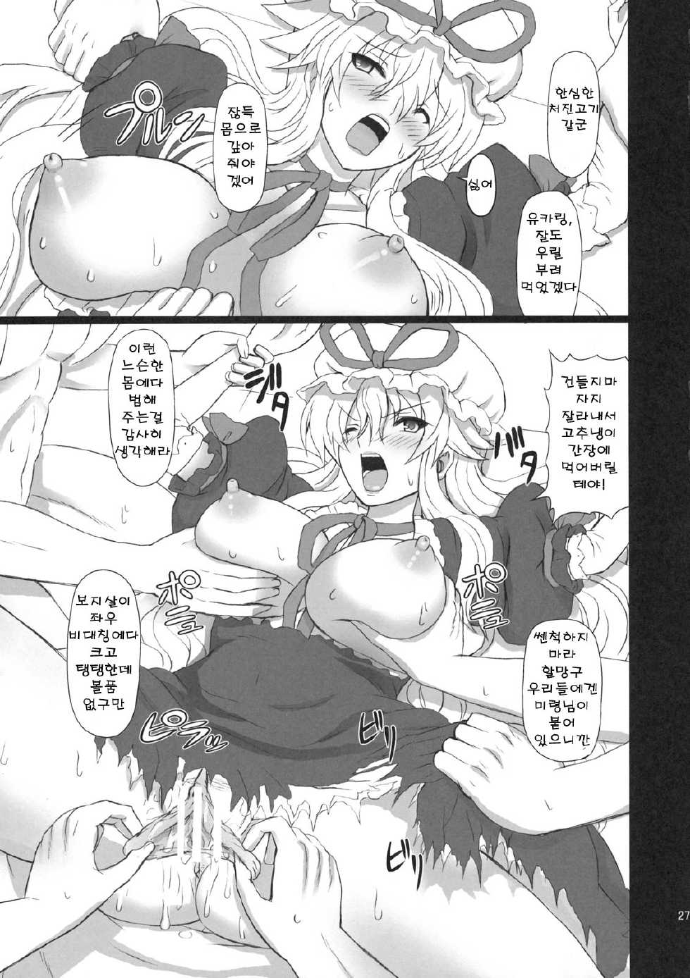 (C80) [takakuya (Takaku Toshihiko)] Extend Party 3 (Touhou Project) [Korean] - Page 26