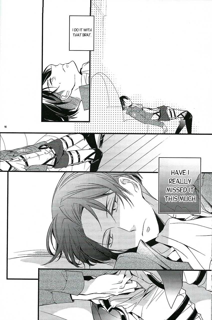 (FALL OF WALL Nagoya) [Arabic Yamato (Asaisai)] Hitori Asobi (Shingeki no Kyojin) [English] - Page 15