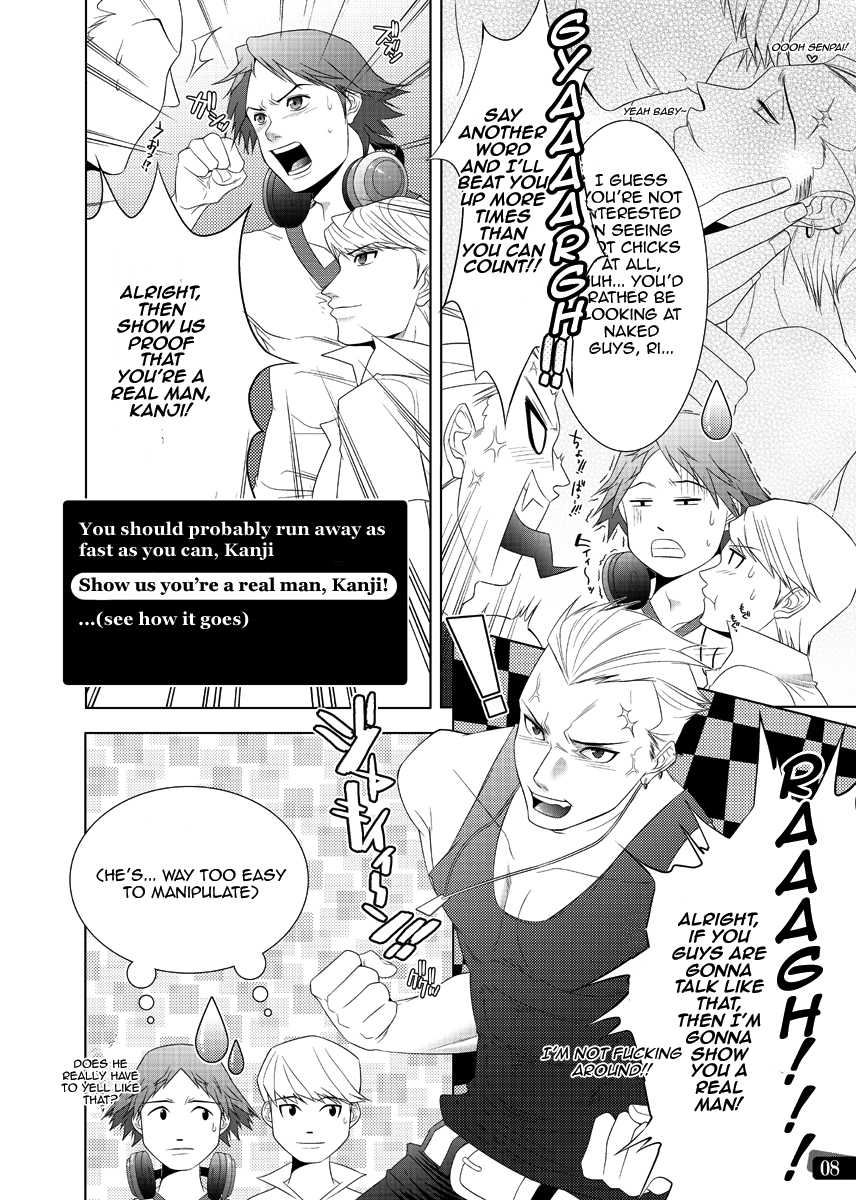 [Kinokotei (Nekotsuki Izumi)] Otoko no Kunshou (Persona 4) [English] - Page 7