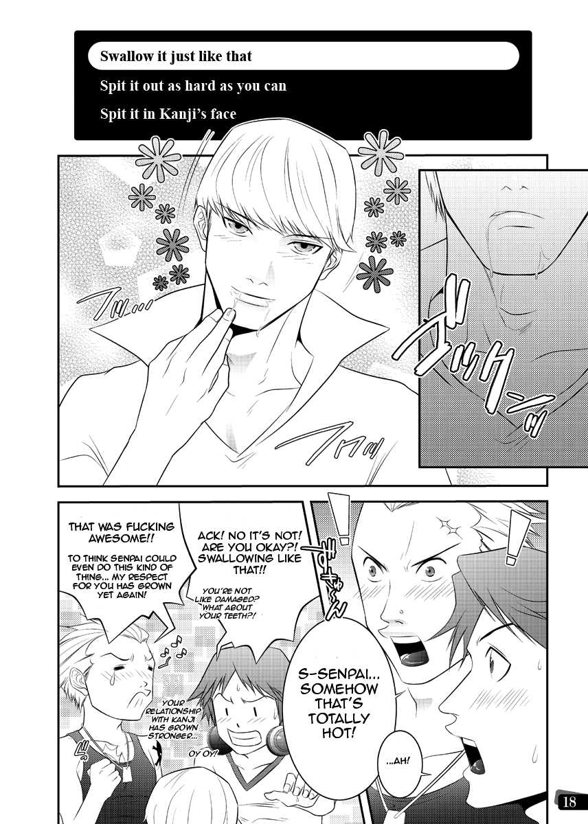 [Kinokotei (Nekotsuki Izumi)] Otoko no Kunshou (Persona 4) [English] - Page 17