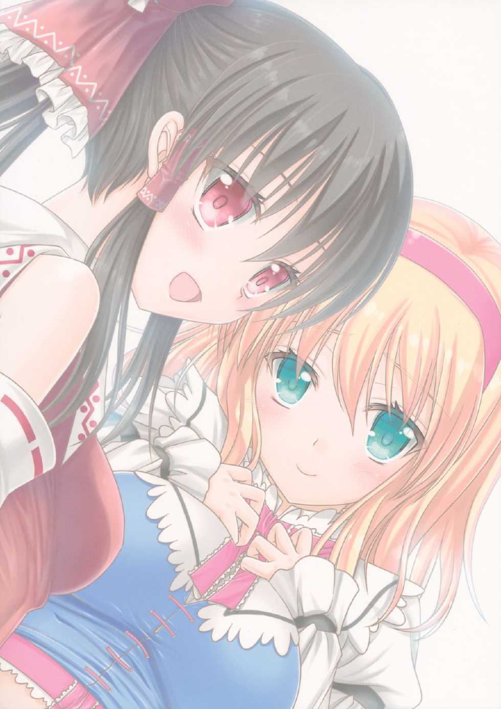(Kouroumu 9) [IIWAKE-GAISYA (Shigemiya Kyouhei)] Reimu to Alice to... (Touhou Project) - Page 18