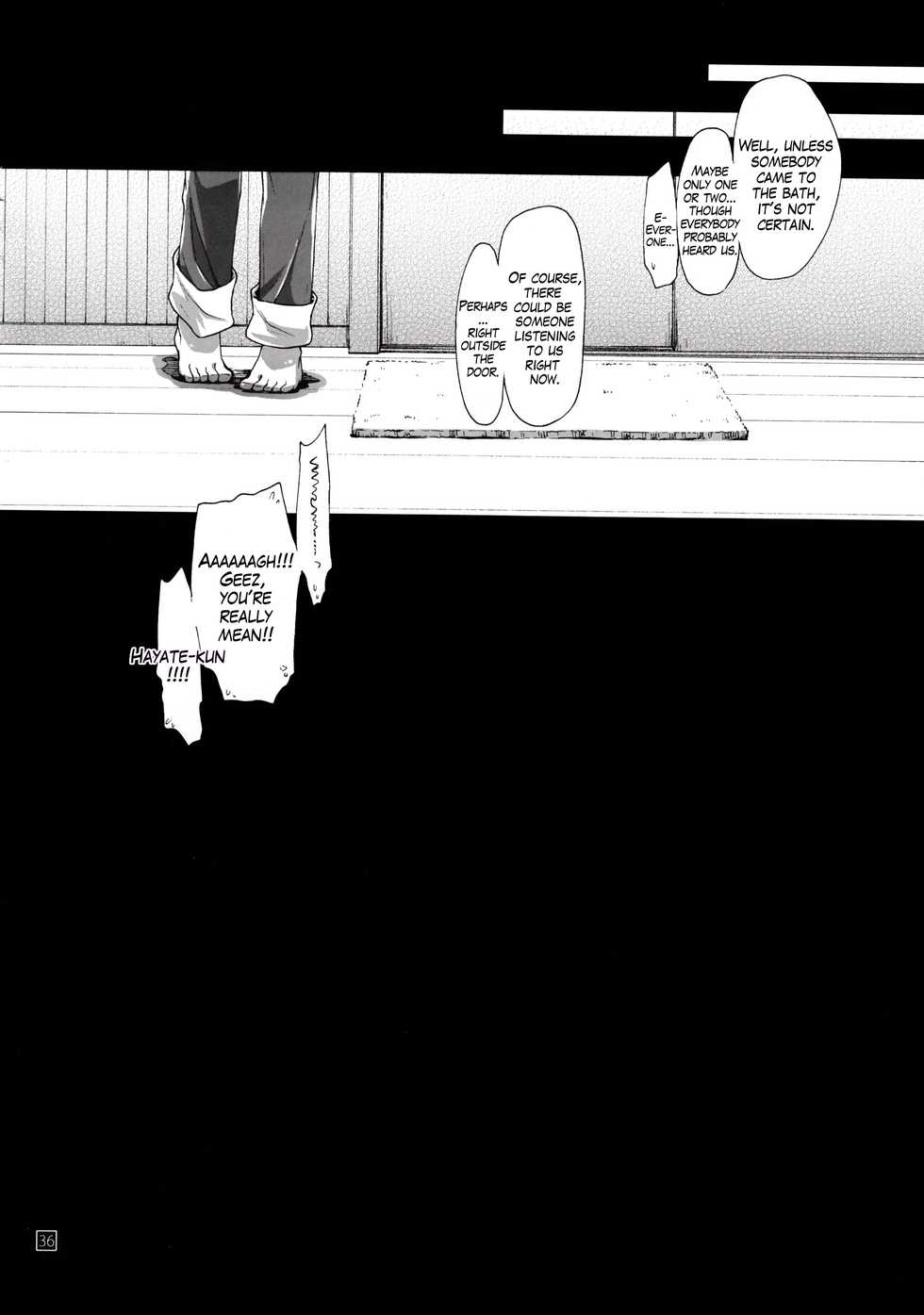 (SC59) [Girigiri Nijiiro (Kamino Ryu-ya)] Nan nano yo! (Hayate no Gotoku!) [English] [Sydin] - Page 35