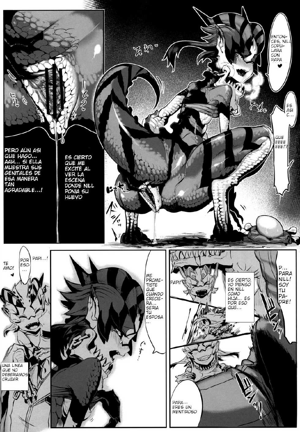 (COMITIA104) [Hyakki Yakou (Various)] Hyakki Yakou Lv.2 Lizerds [Spanish] [Kurotao] - Page 10