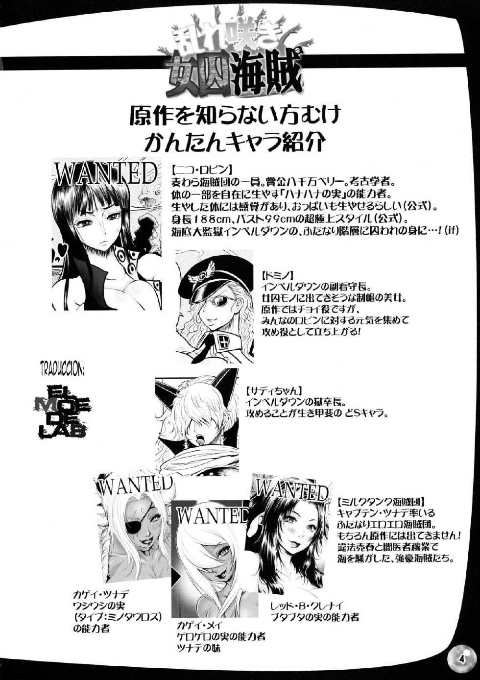 [Arsenothelus (Rebis, Chinbotsu)] Midarezaki Joshuu Kaizoku(Spanish) - Page 3