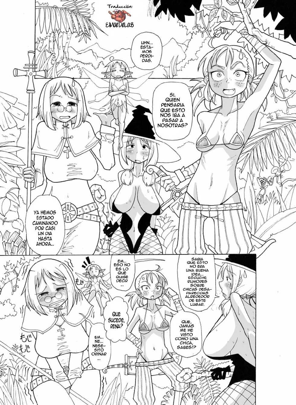 [Freddie Works (Sakazaki Freddie)] Kankin Tairankou!! Succubus no Kan | Orgy in captivity!! House of Succubus [Spanish] [ElMoeDela8] [Digital] - Page 1