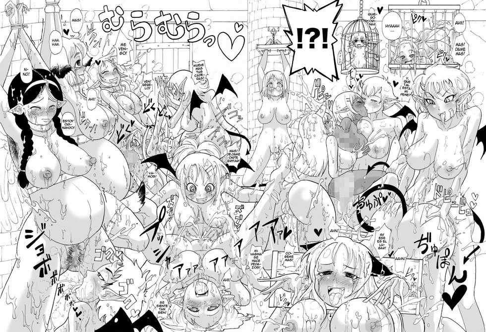 [Freddie Works (Sakazaki Freddie)] Kankin Tairankou!! Succubus no Kan | Orgy in captivity!! House of Succubus [Spanish] [ElMoeDela8] [Digital] - Page 6