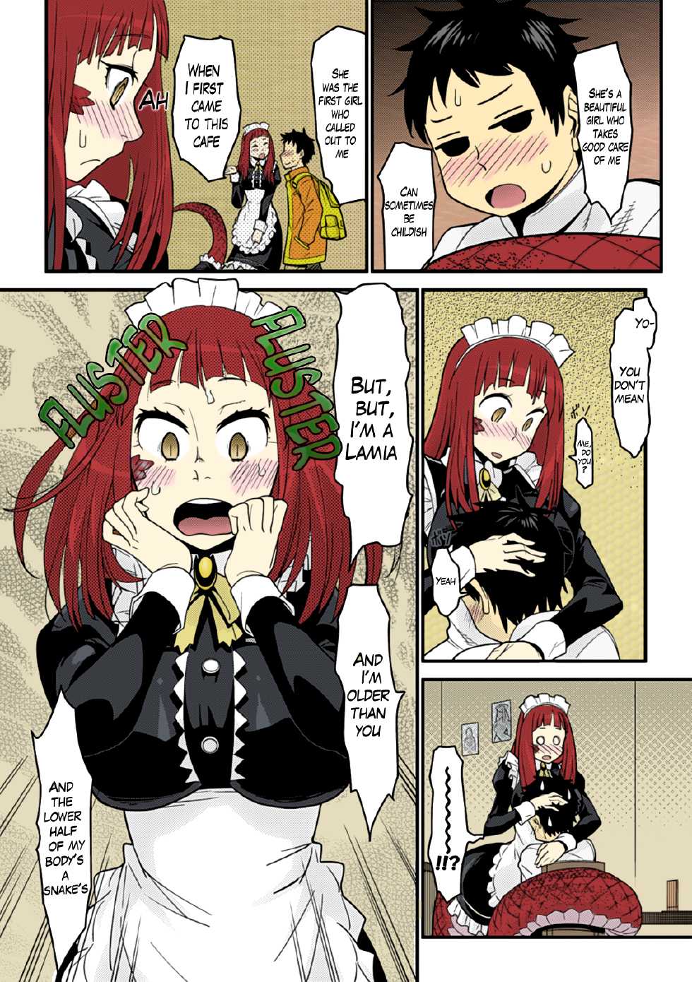 [Kuroshiki] Mon Cafe yori Ai o Komete | With Love, the Monster Cafe (Bessatsu Comic Unreal Monster Musume Paradise Vol. 4) [English] [The Lusty Lady Project] [Colorized] [Decensored] [Digital] - Page 22