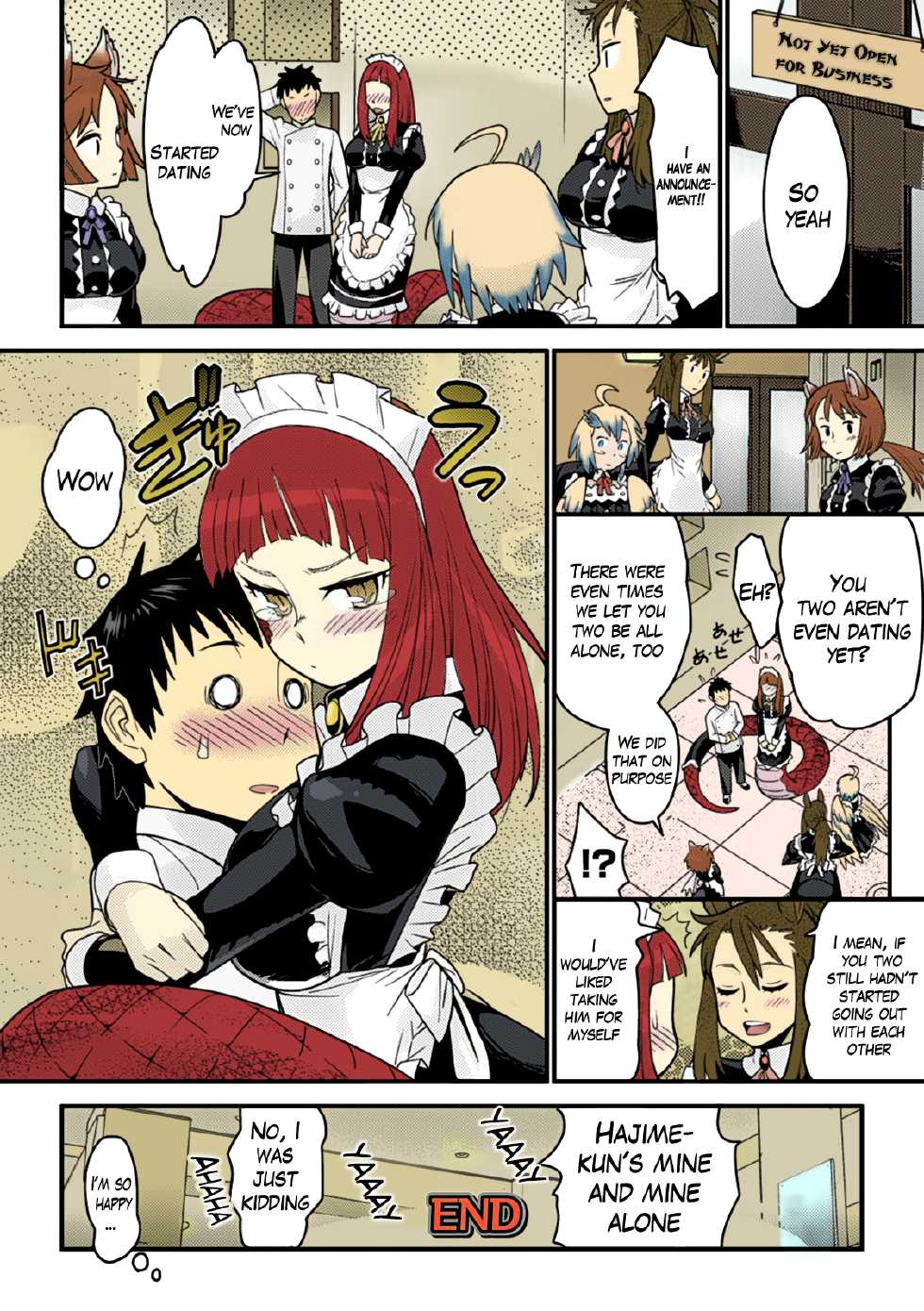 [Kuroshiki] Mon Cafe yori Ai o Komete | With Love, the Monster Cafe (Bessatsu Comic Unreal Monster Musume Paradise Vol. 4) [English] [The Lusty Lady Project] [Colorized] [Decensored] [Digital] - Page 32
