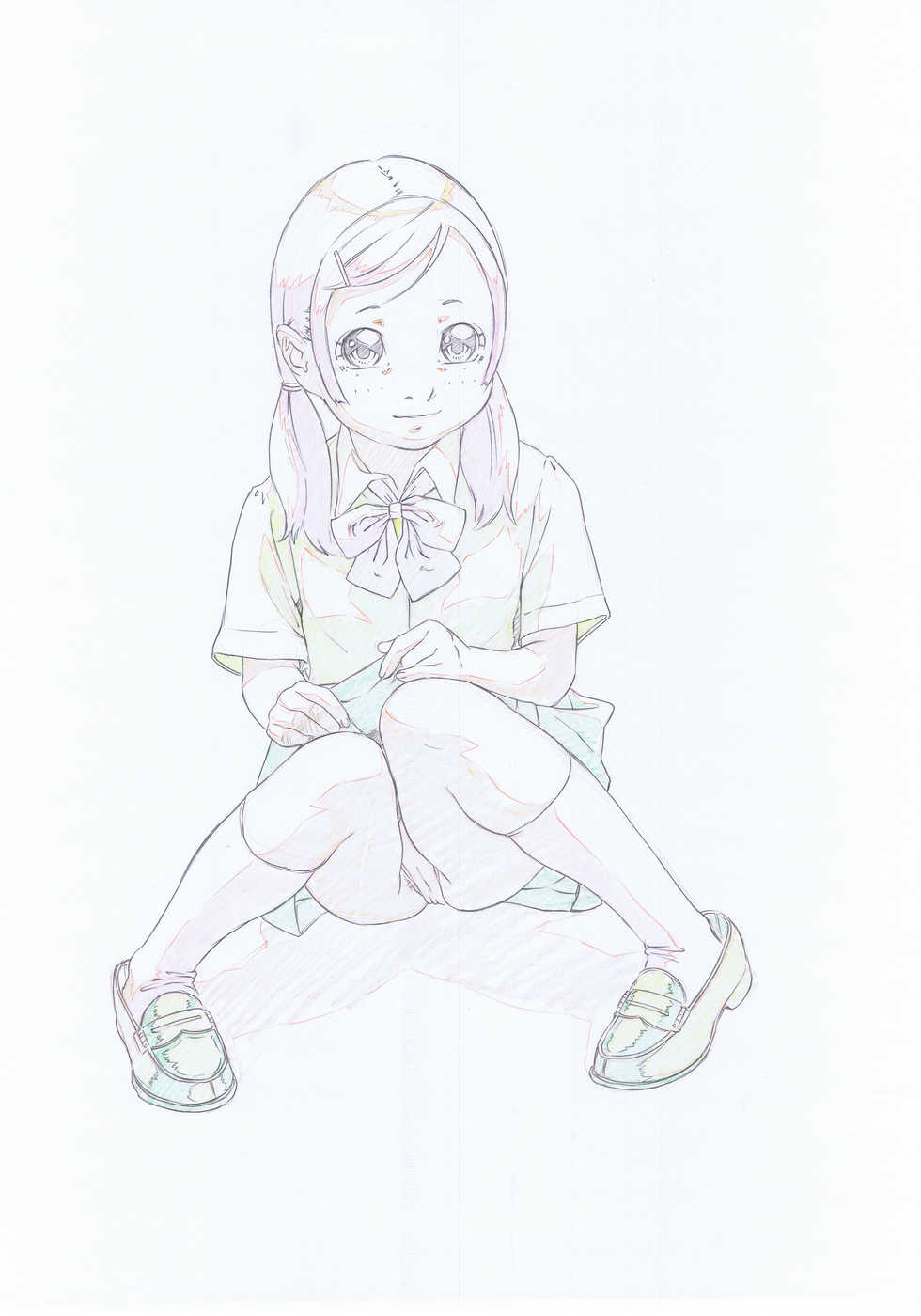 [Momonga Club (Hayashibara Hikari)] Rakugaki-s 19 ~ 21CD-Ban Enpitsu Rough Gashū (Rakugaki-s #20) - Page 2