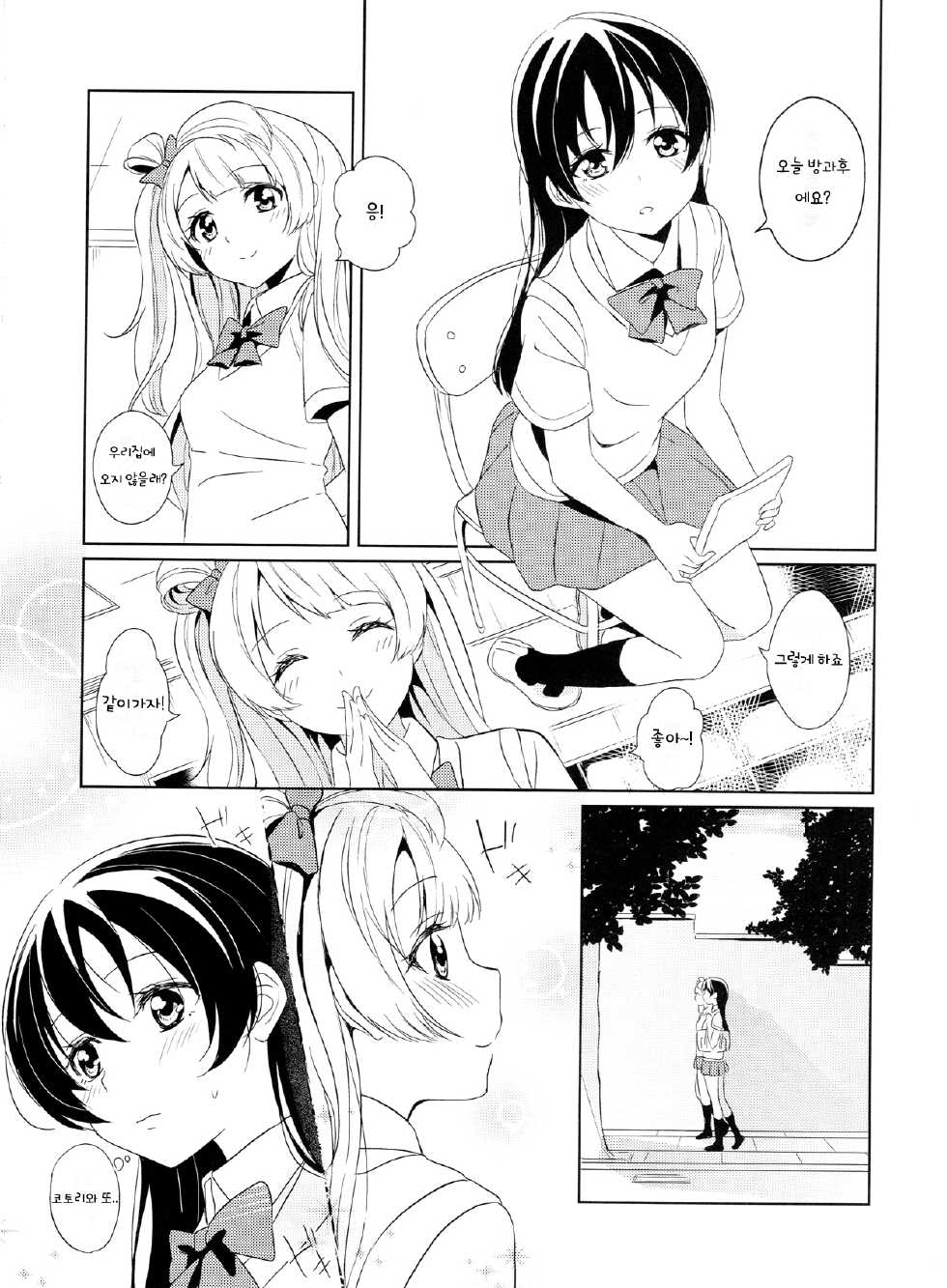 (C84) [MuraMura Pocky, Sinosino (Kasumi, Sinohara Sinome)] Love White (LoveLive!) [korean] [yuri] - Page 18