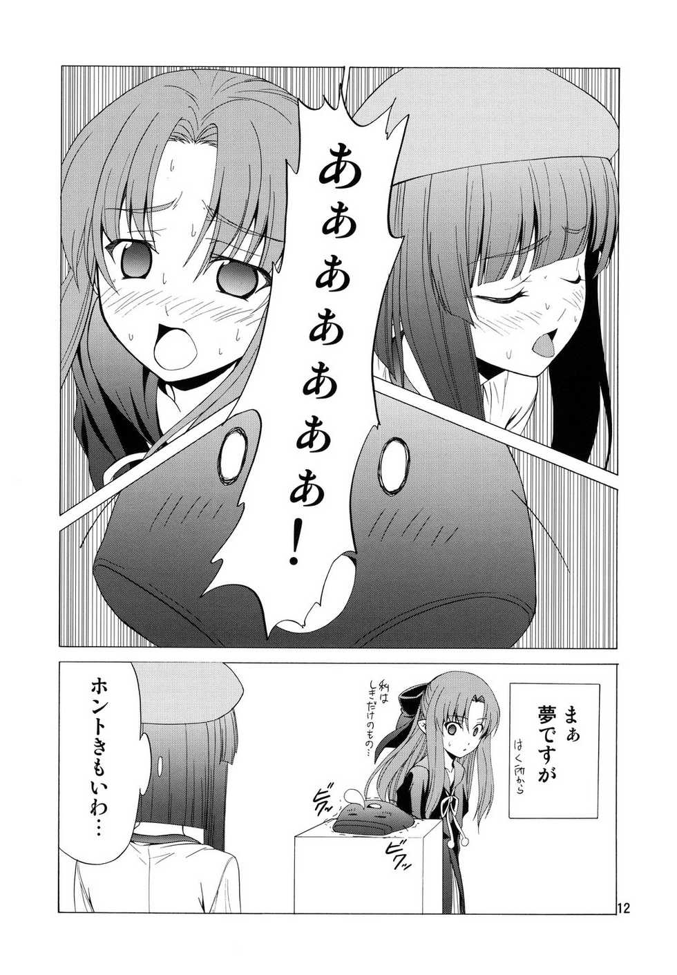 (C71) [Jishou Seijunha (Hiroyuki)] Bloomer-kun to Bloomerko-san to 2 (Doujin Work, Melty Blood) - Page 11