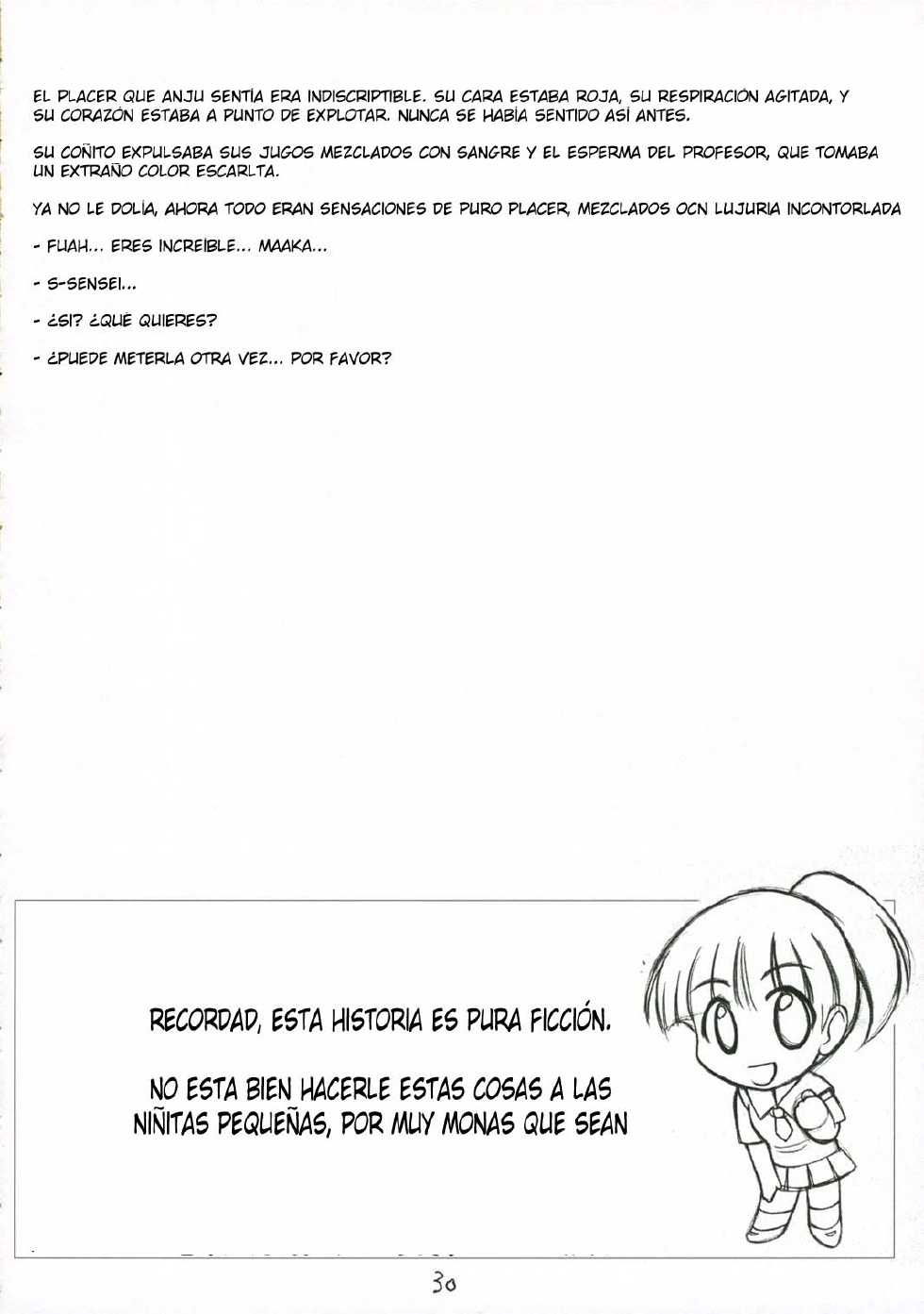 (C70) [Heart Manju Mania (Akata Izuki, Matsumori Shou)] Hanaji Igai de Shukketsujuu! (Karin) [Spanish] [LKNOFansub] - Page 30