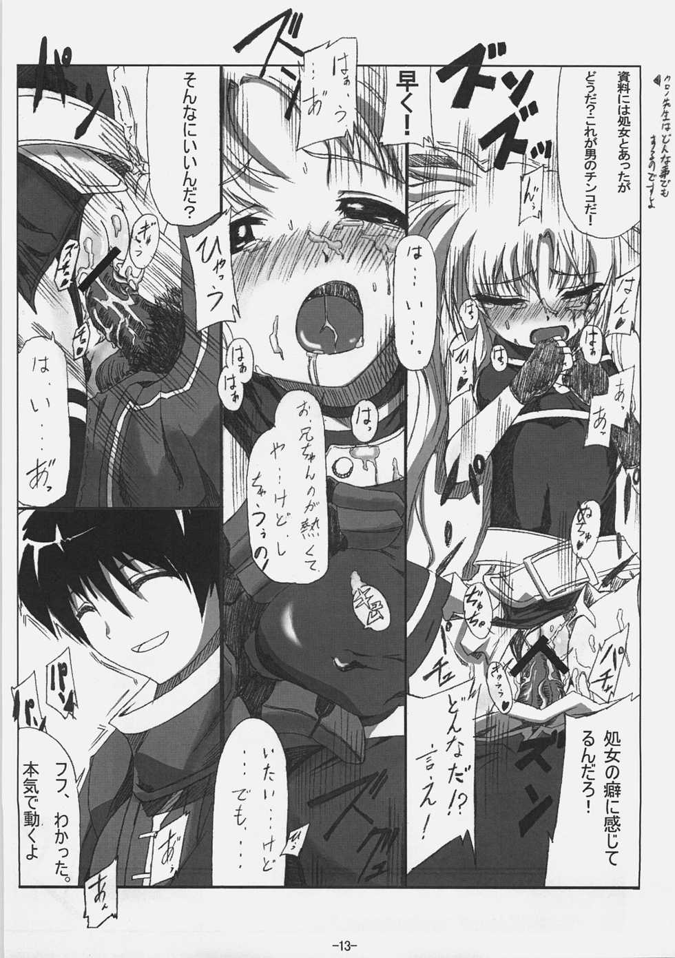 [Kurono to Kuroe (Kurono)] Fate-san Gohan Desuyo! Metals (Mahou Shoujo Lyrical Nanoha) - Page 12