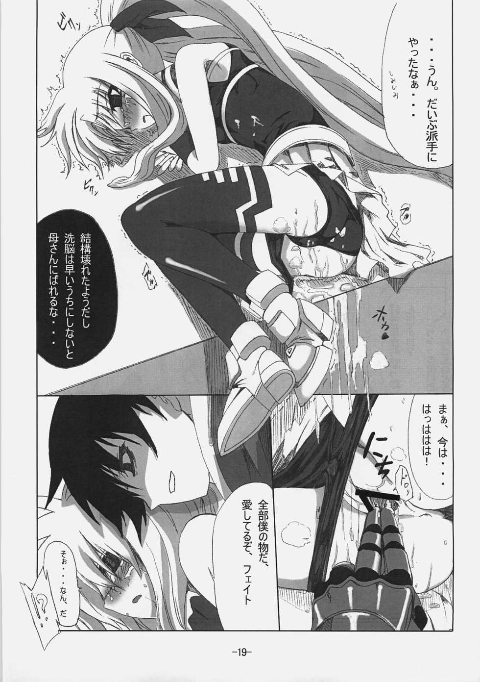 [Kurono to Kuroe (Kurono)] Fate-san Gohan Desuyo! Metals (Mahou Shoujo Lyrical Nanoha) - Page 18