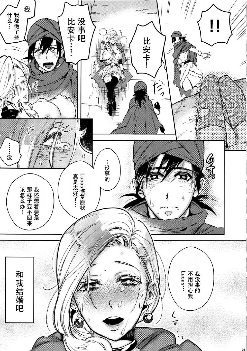 (C84) [Tamashu (Ohkami Ryosuke)] LOVEHERO.22 (Dragon Quest V) [Chinese] [CE家族社] - Page 29