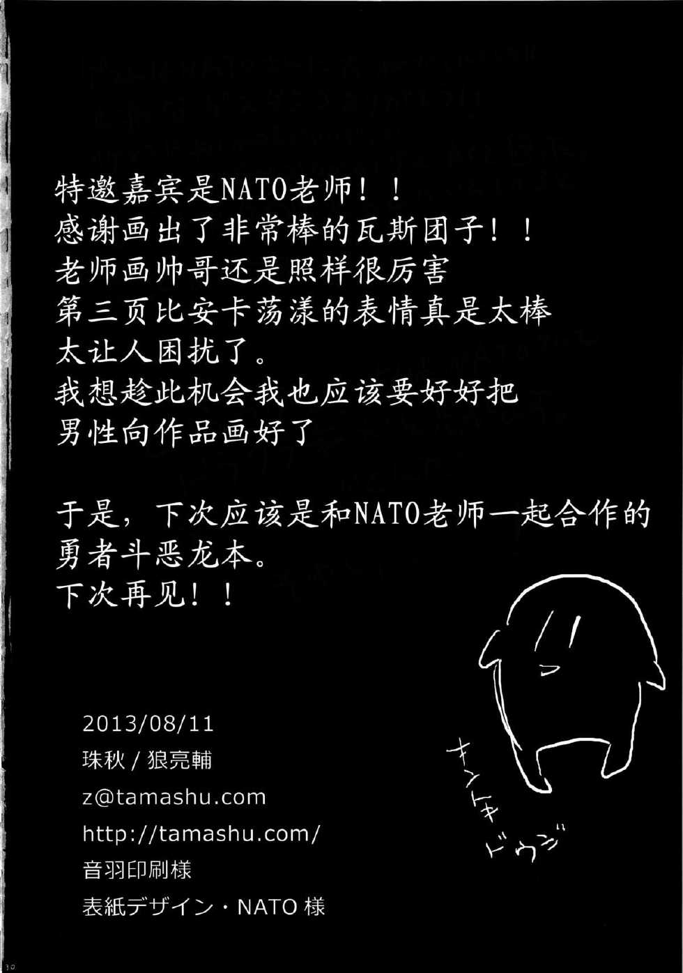 (C84) [Tamashu (Ohkami Ryosuke)] LOVEHERO.22 (Dragon Quest V) [Chinese] [CE家族社] - Page 30