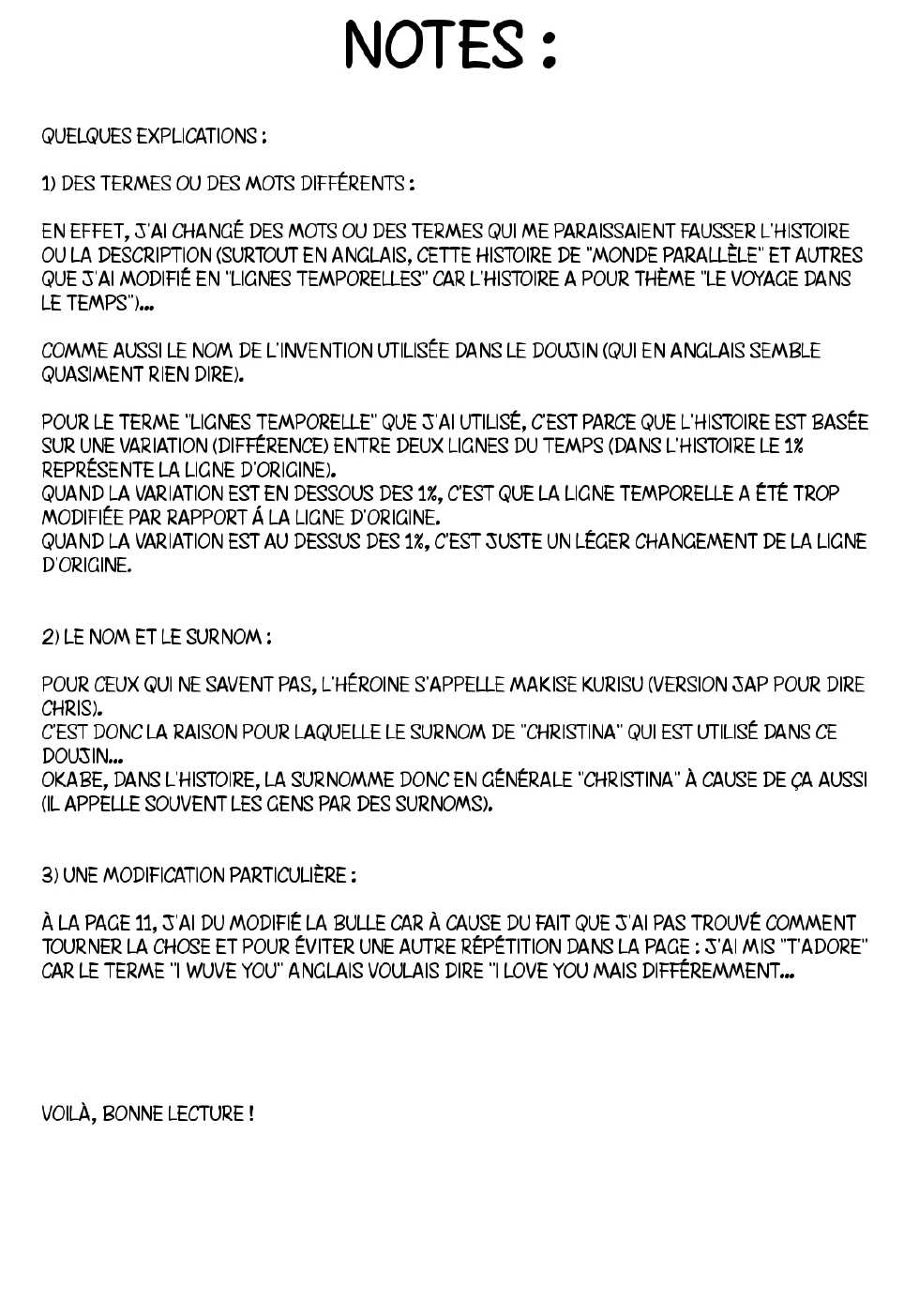 (C79) [BLACK FLY (Ikegami Tatsuya)] Sonna no Zurui (Steins;Gate) [French] {Ichigo666} - Page 2