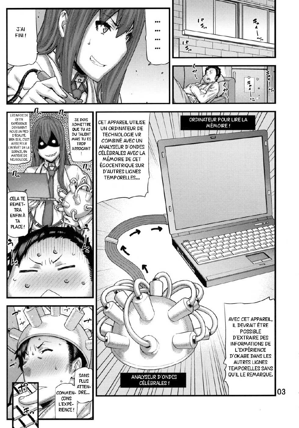 (C79) [BLACK FLY (Ikegami Tatsuya)] Sonna no Zurui (Steins;Gate) [French] {Ichigo666} - Page 3