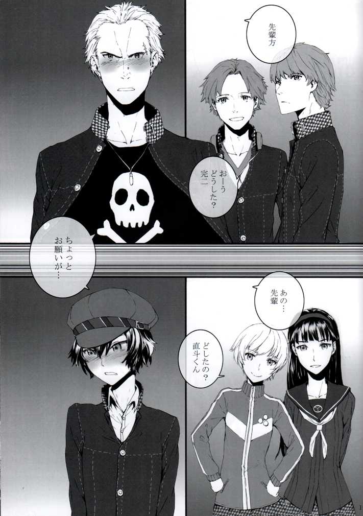 (C81) [furuike (Sumiya)] P High-Collar Present (Persona 4) - Page 2