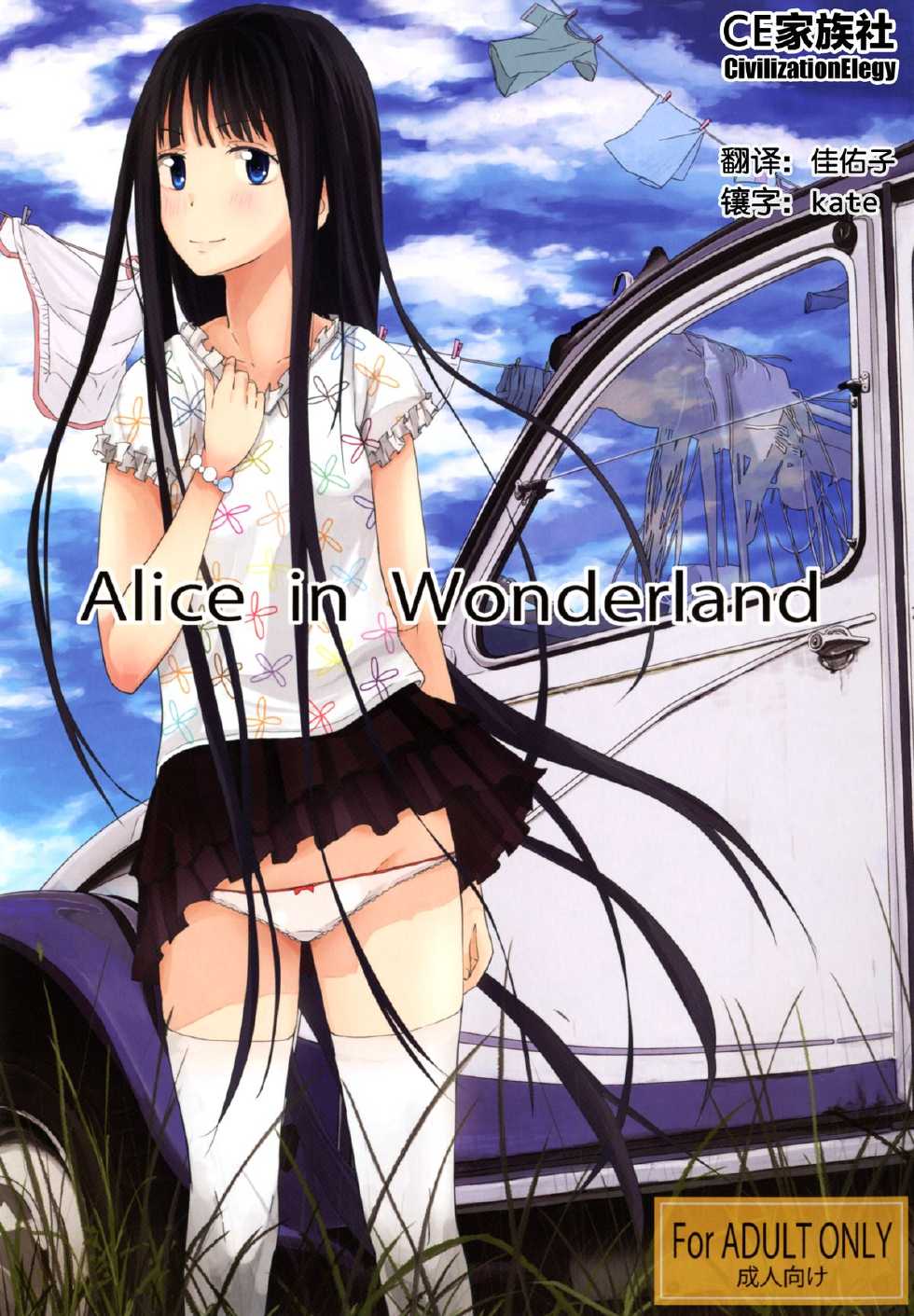 (C80) [Koufuku Vector (Ito to Yuki)] Alice in Wonderland (Heaven's Memo Pad) [Chinese] [CE家族社] - Page 1