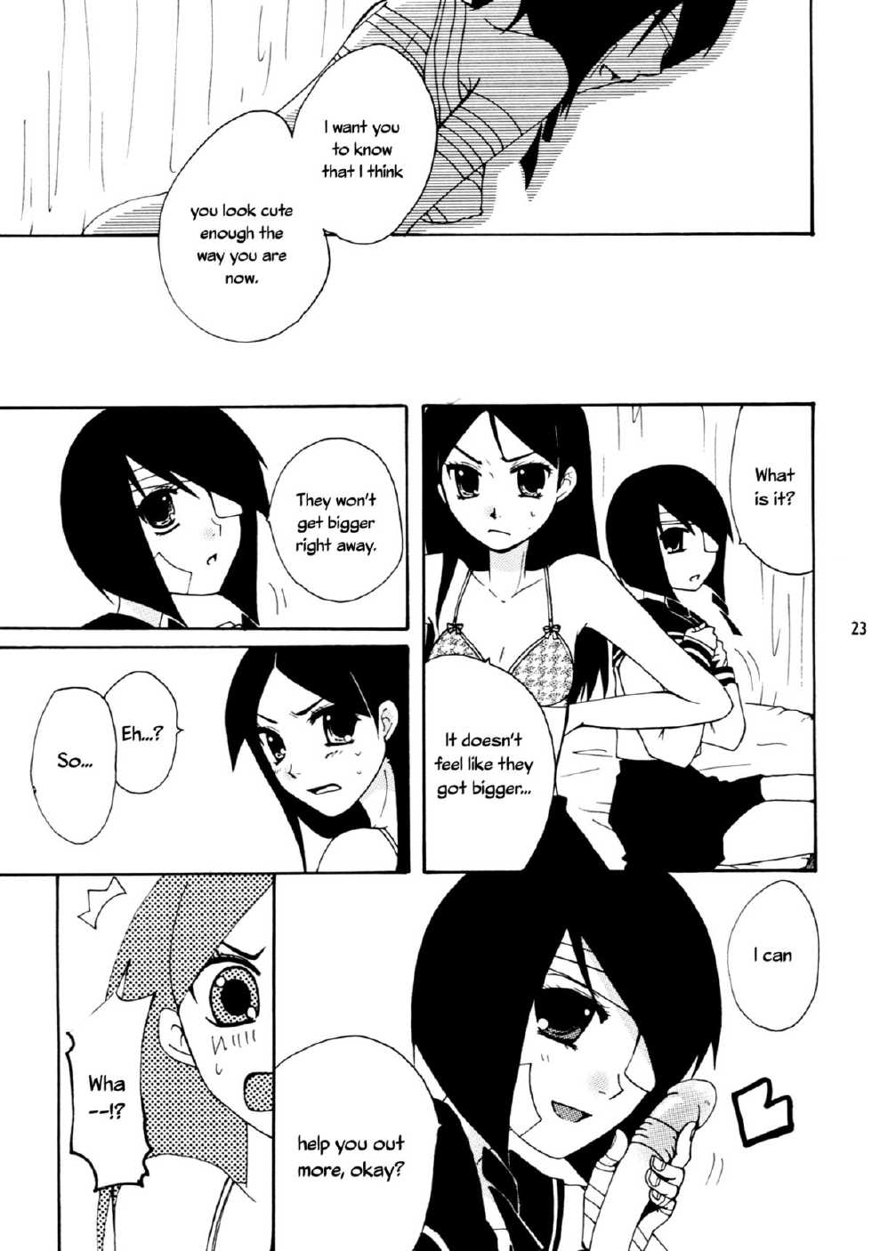 (SC38) [AOIKITOIKI. (Imai Riho)] Honey Trap (Sayonara Zetsubou Sensei) [English] [Yuri-ism] - Page 22