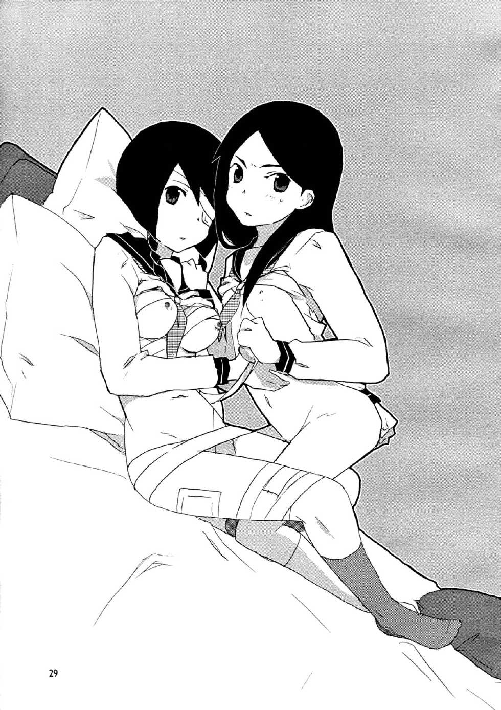 (SC38) [AOIKITOIKI. (Imai Riho)] Honey Trap (Sayonara Zetsubou Sensei) [English] [Yuri-ism] - Page 28
