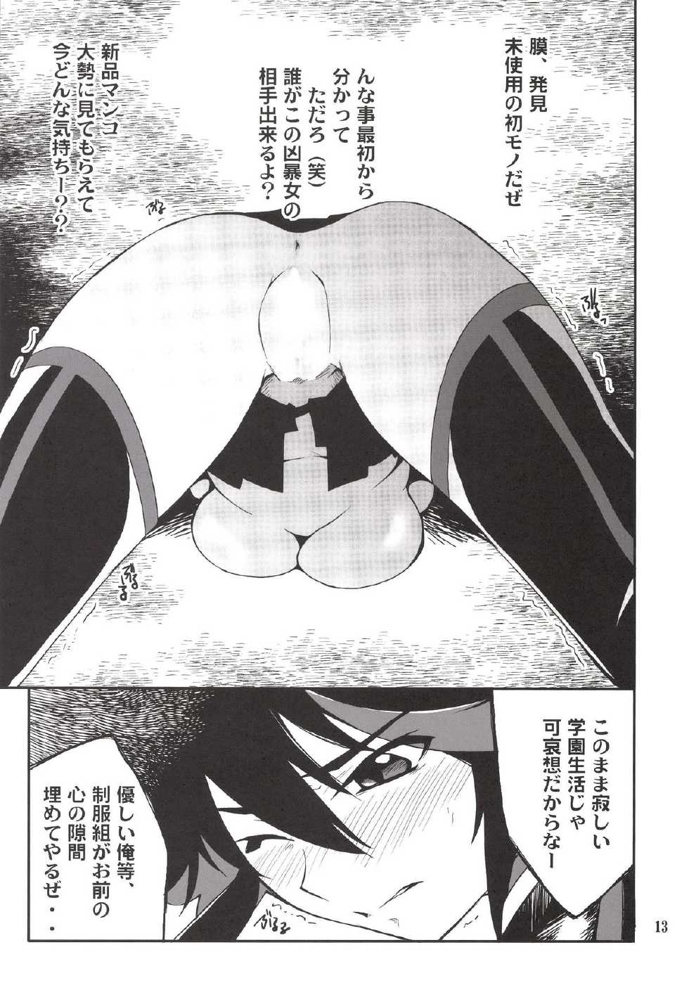 [P-FOREST (Hozumi Takashi)] Ryuuko-chan ga Makete Shimaimashita (Kill La Kill) [Digital] - Page 13
