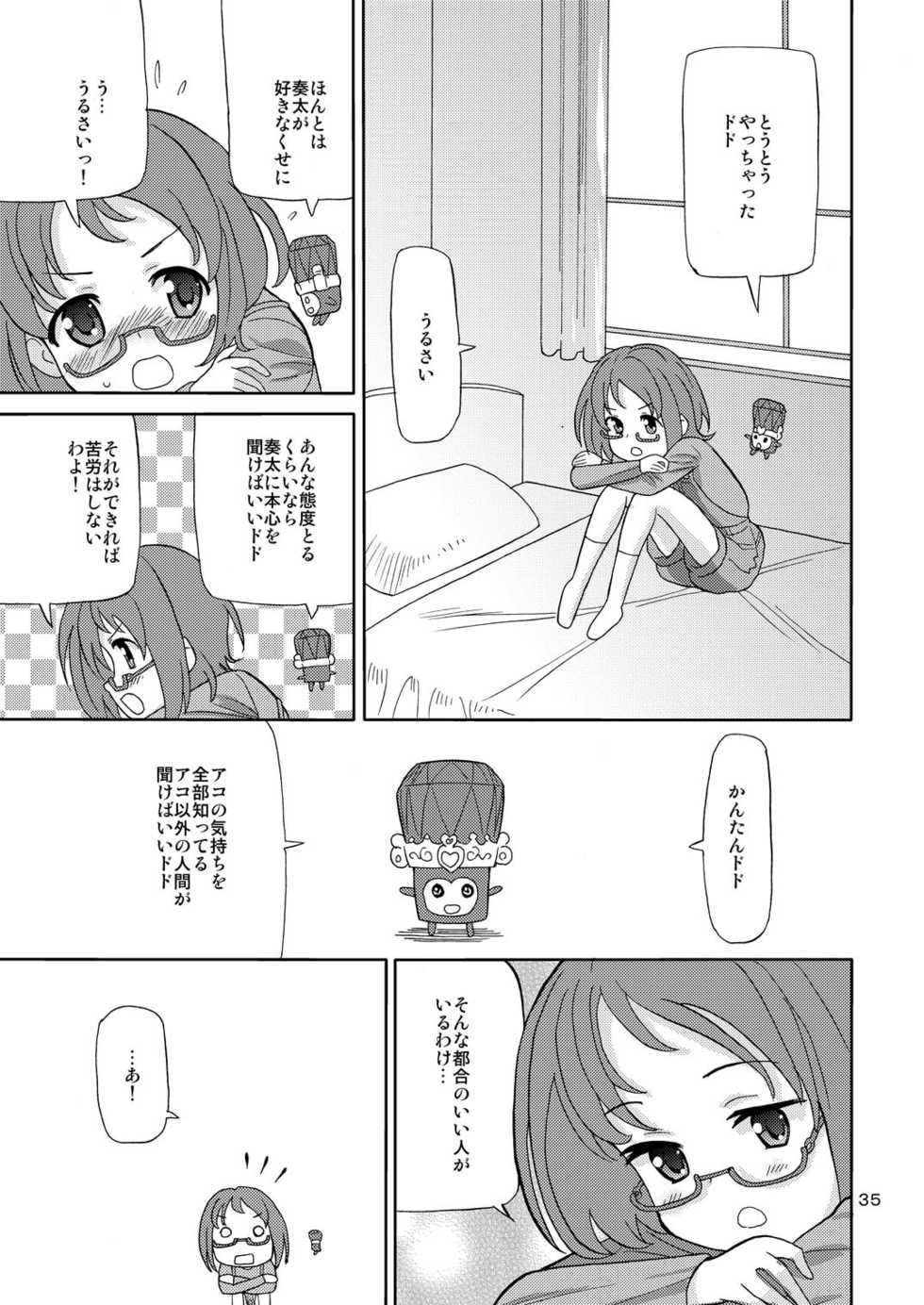 [Areya (Homing)] PreAre Soushuuhen Ki Isshoku (Precure Series) [Digital] - Page 34