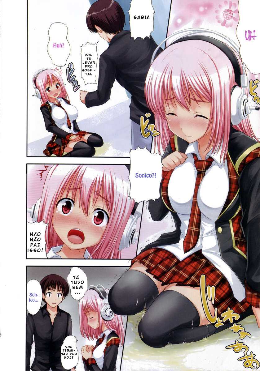 (C81) [An-Arc (Hamo)] Sonihame (Super Sonico) [Portuguese-BR] - Page 8