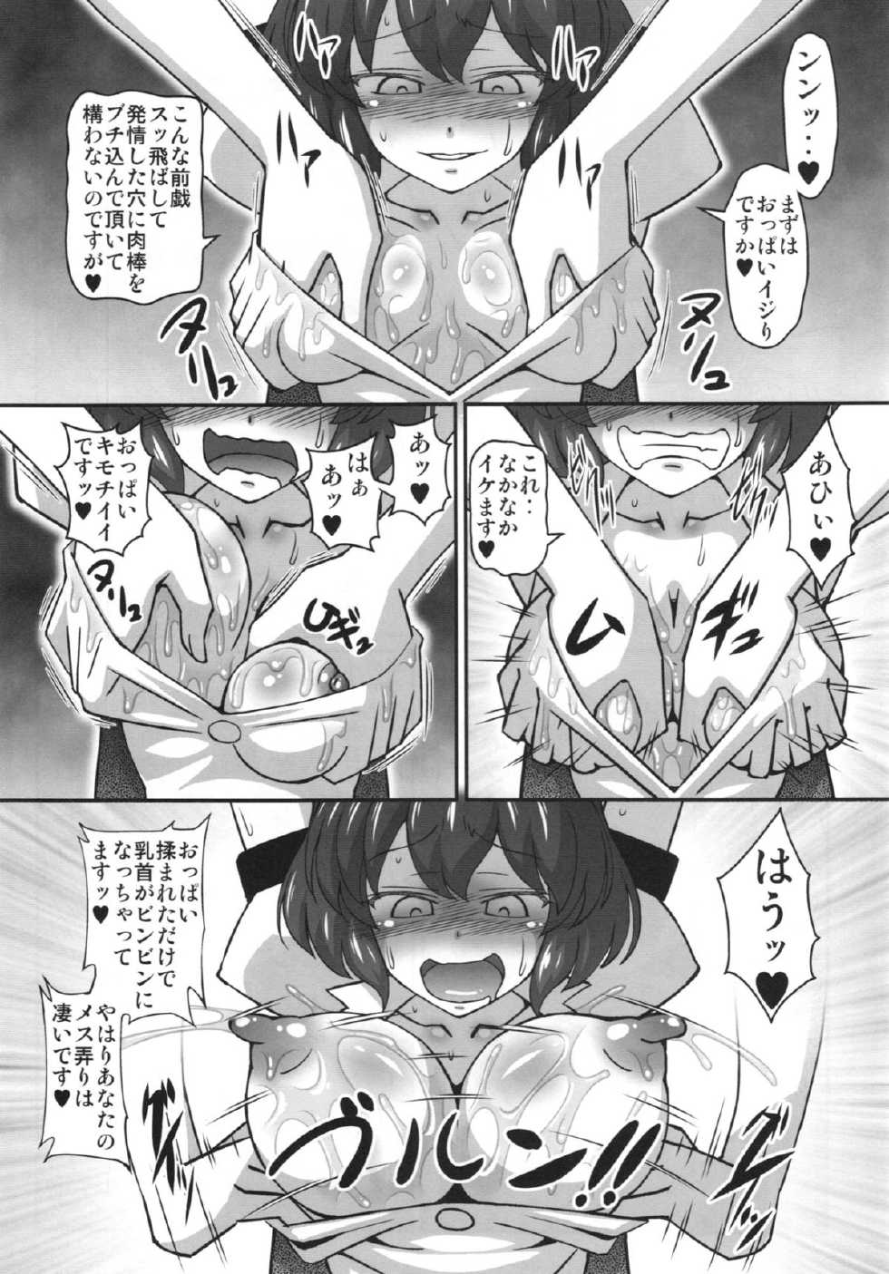 (C82) [Galaxy Monooki (Hanaduka Ryouji)] Bitch Spoiler 2 (Touhou Project) - Page 7