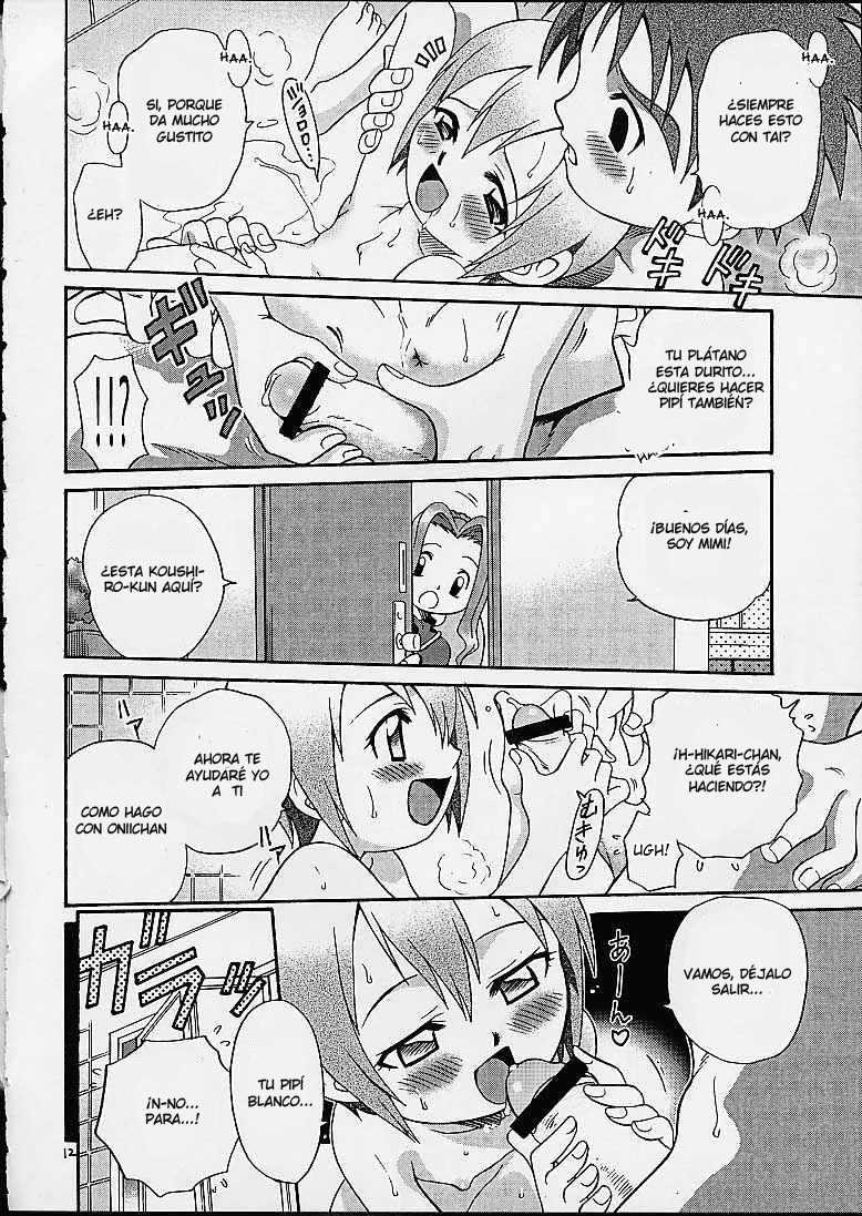[Studio Tar (Kyouichirou, Shamon)] Jou-kun, Juken de Ketsukacchin. (Digimon Adventure) [Spanish] [LKNOFansub] - Page 11