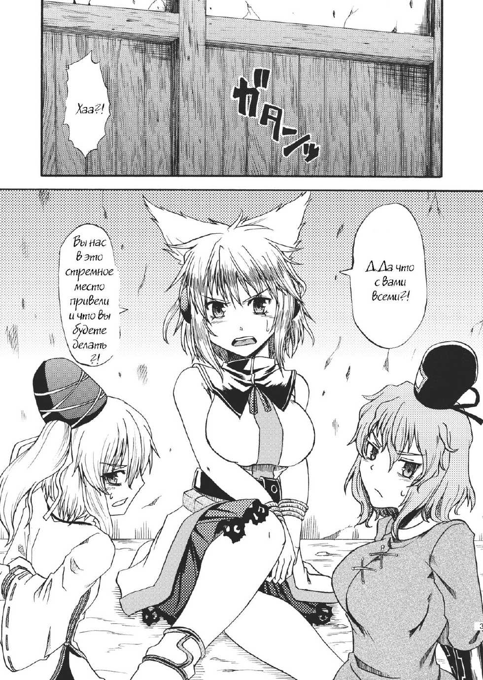 (C81) [Kurogane (Kuon Co.)] Gouzoku Rape (Touhou Project) [Russian] [Witcher000] - Page 2