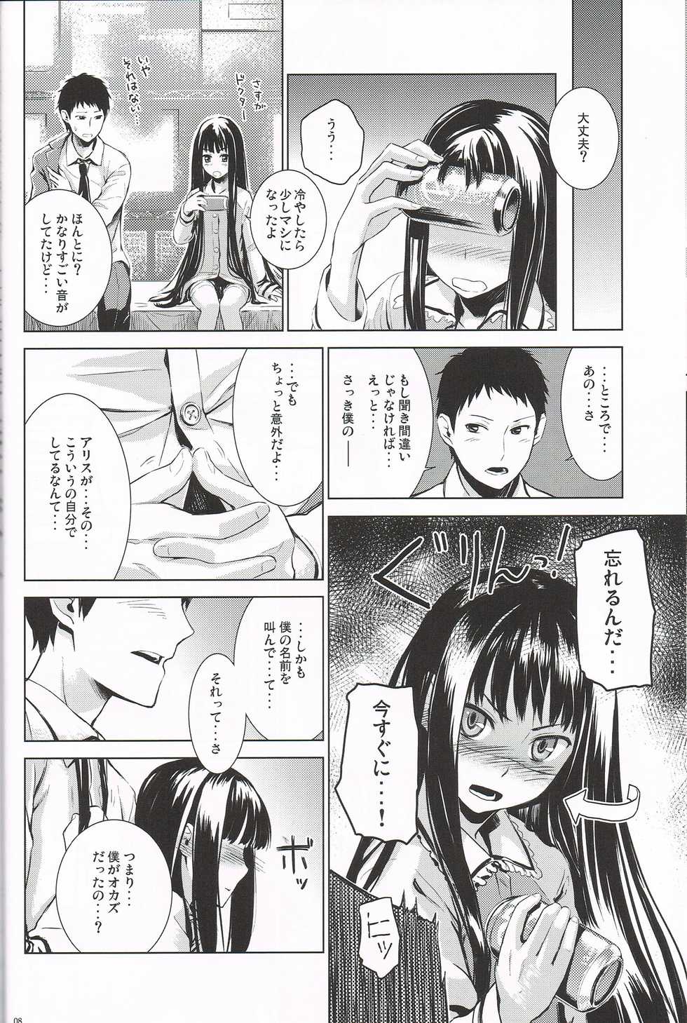 (C80) [crossray (Misato Nana)] Good Night, Sweethearts (Kami-sama no Memochou) - Page 7