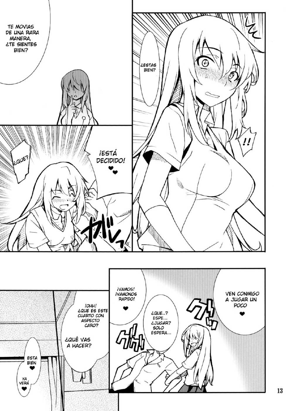 [P-FOREST (Hozumi Takashi)] Yaritai Houdai (Toaru Kagaku no Railgun) [Spanish] - Page 13
