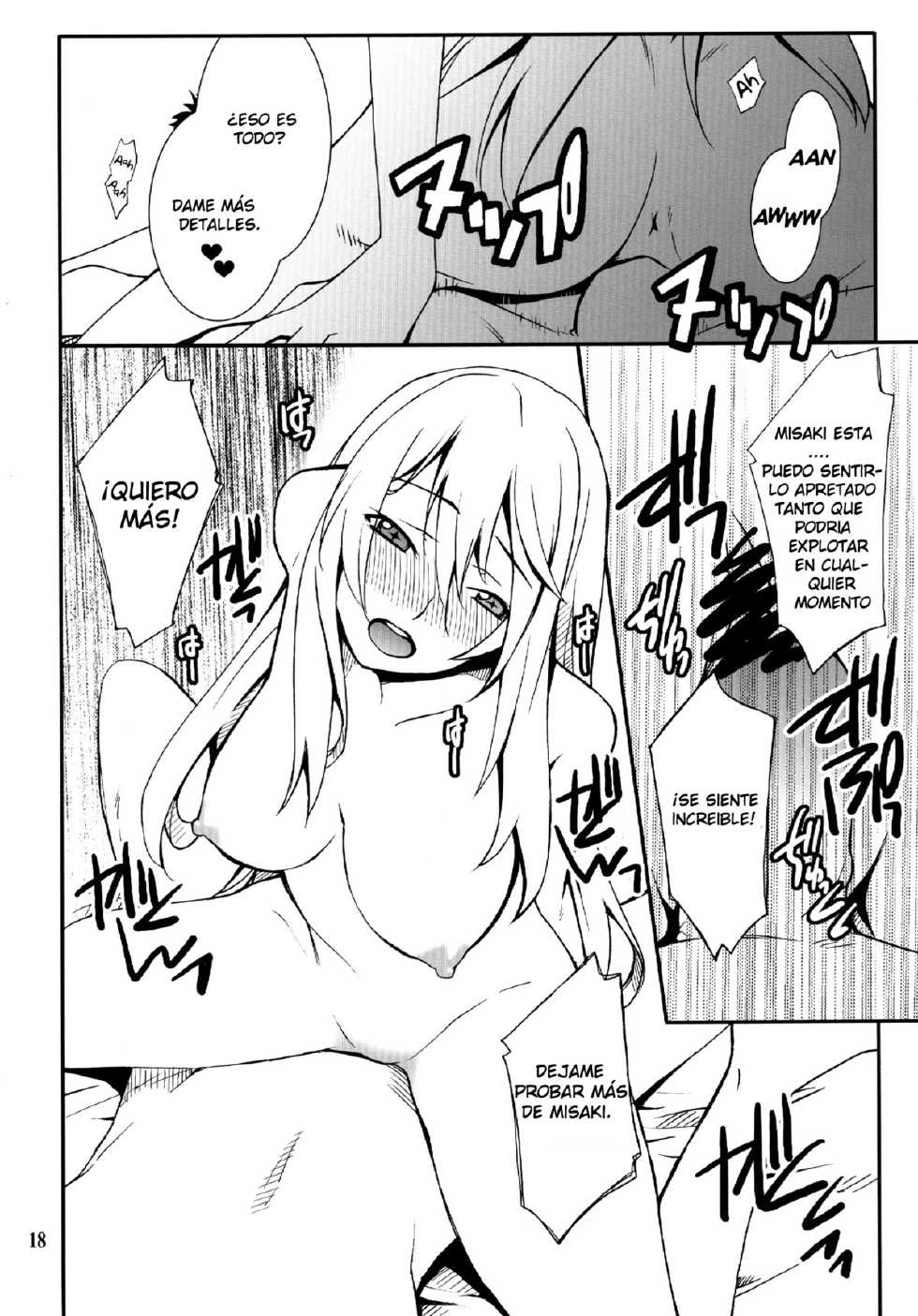 [P-FOREST (Hozumi Takashi)] Yaritai Houdai (Toaru Kagaku no Railgun) [Spanish] - Page 18