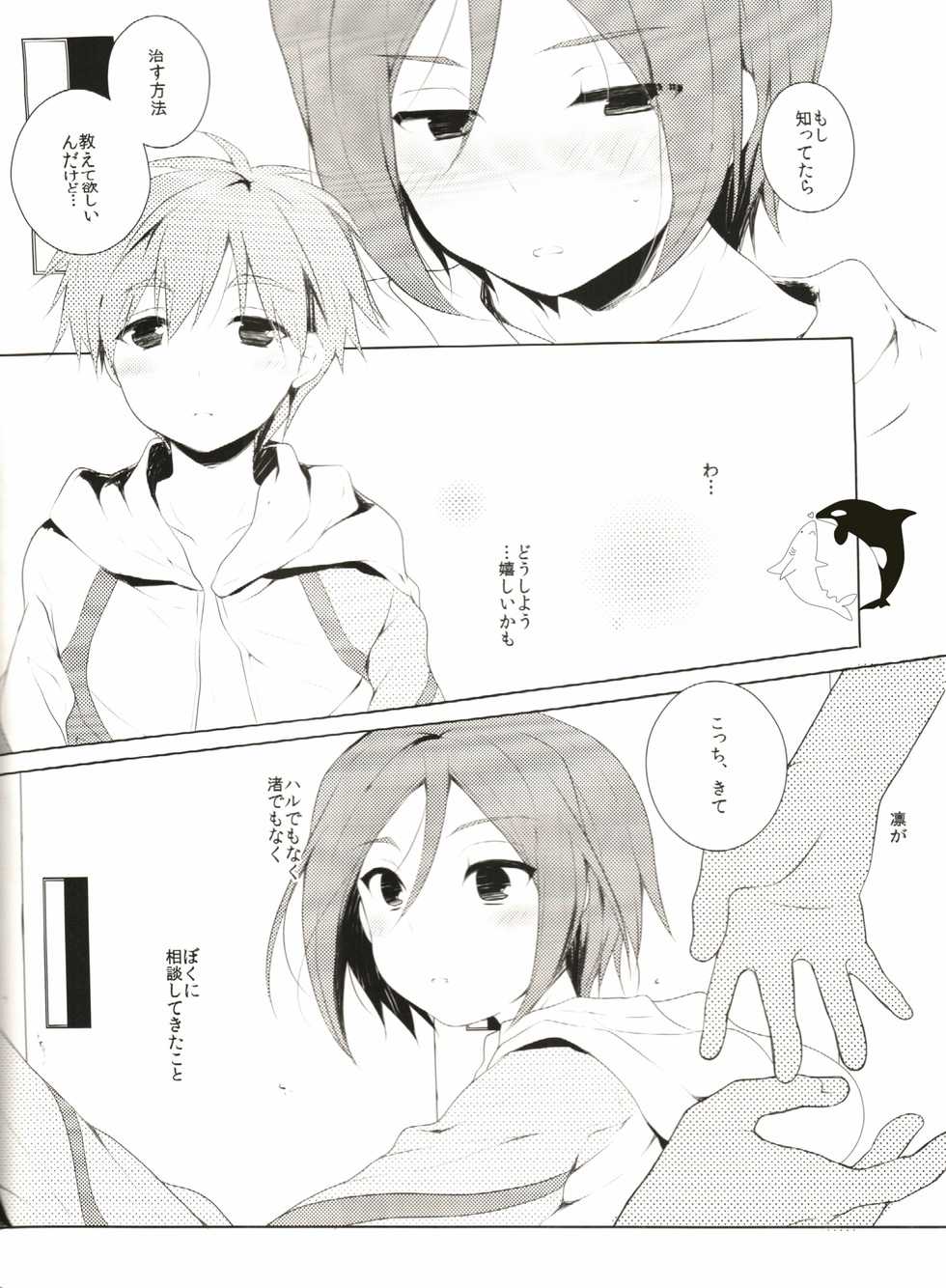 (CCFukuoka33) [96。 (Kurokuma)] Naisho no Soudan (Free!) - Page 7