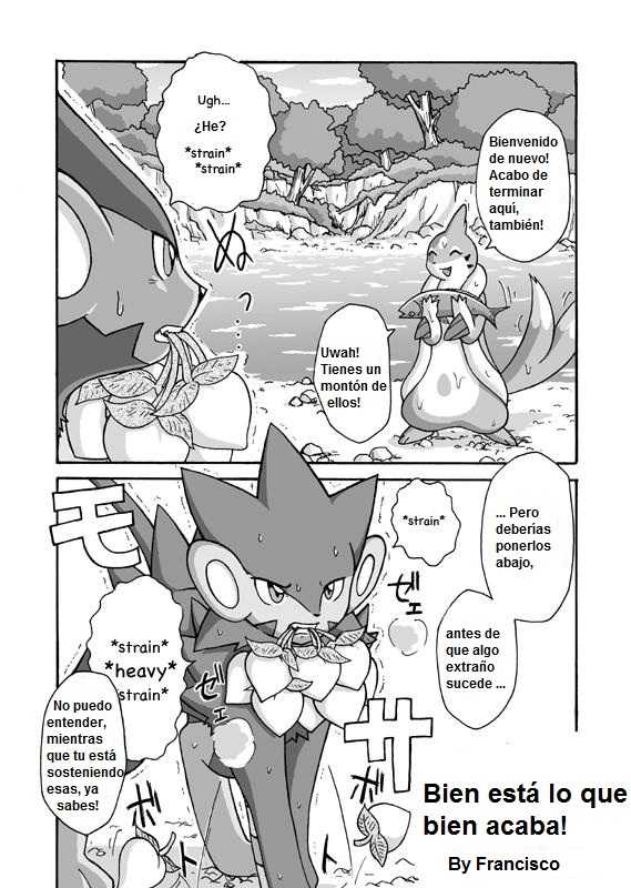 [Mikaduki Karasu] Kekka Yokereba Subete Yoshi | Floatzels Pokemon (Pokémon) [Spanish] [Francisco] - Page 2
