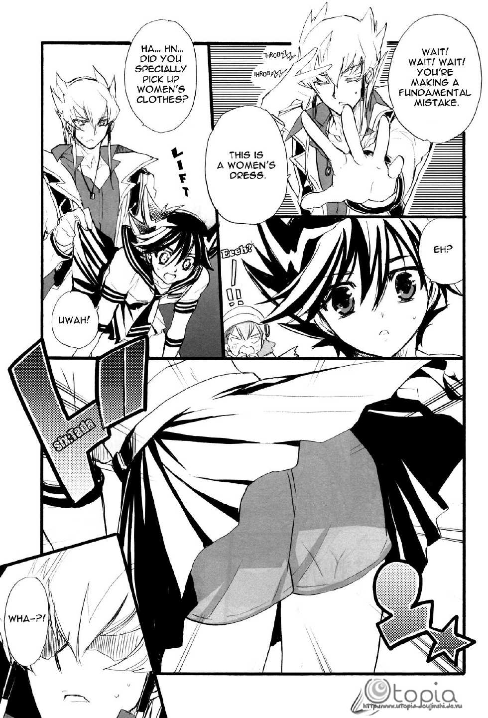 (SPARK3) [Rapan (Himuro Shizuku)] Sailor Fuku to Duel King (Yu-Gi-Oh! 5D's) [English] [utopia-doujinshi] - Page 6